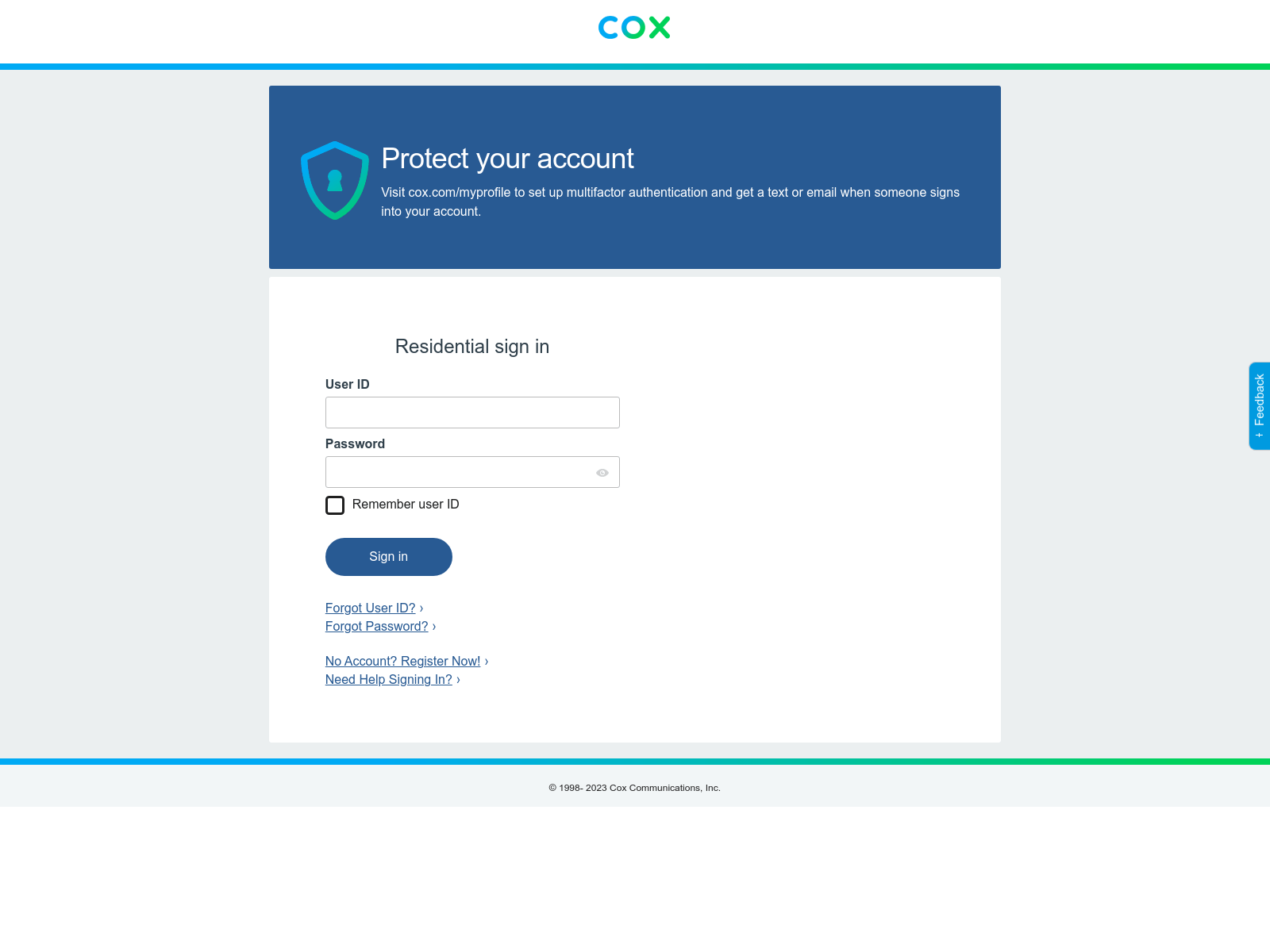 screenshot of the reported site
