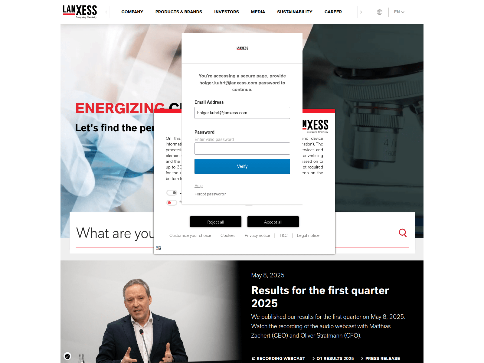 Screenshot of https://tr.cvqscg9.sa.com/google.you/8e906d4dae9c6e79dcf725068bdc2aec996ac/8e906d4dae9c6e79dcf725068bdc2aec996ac#holger.kuhrt@lanxess.com