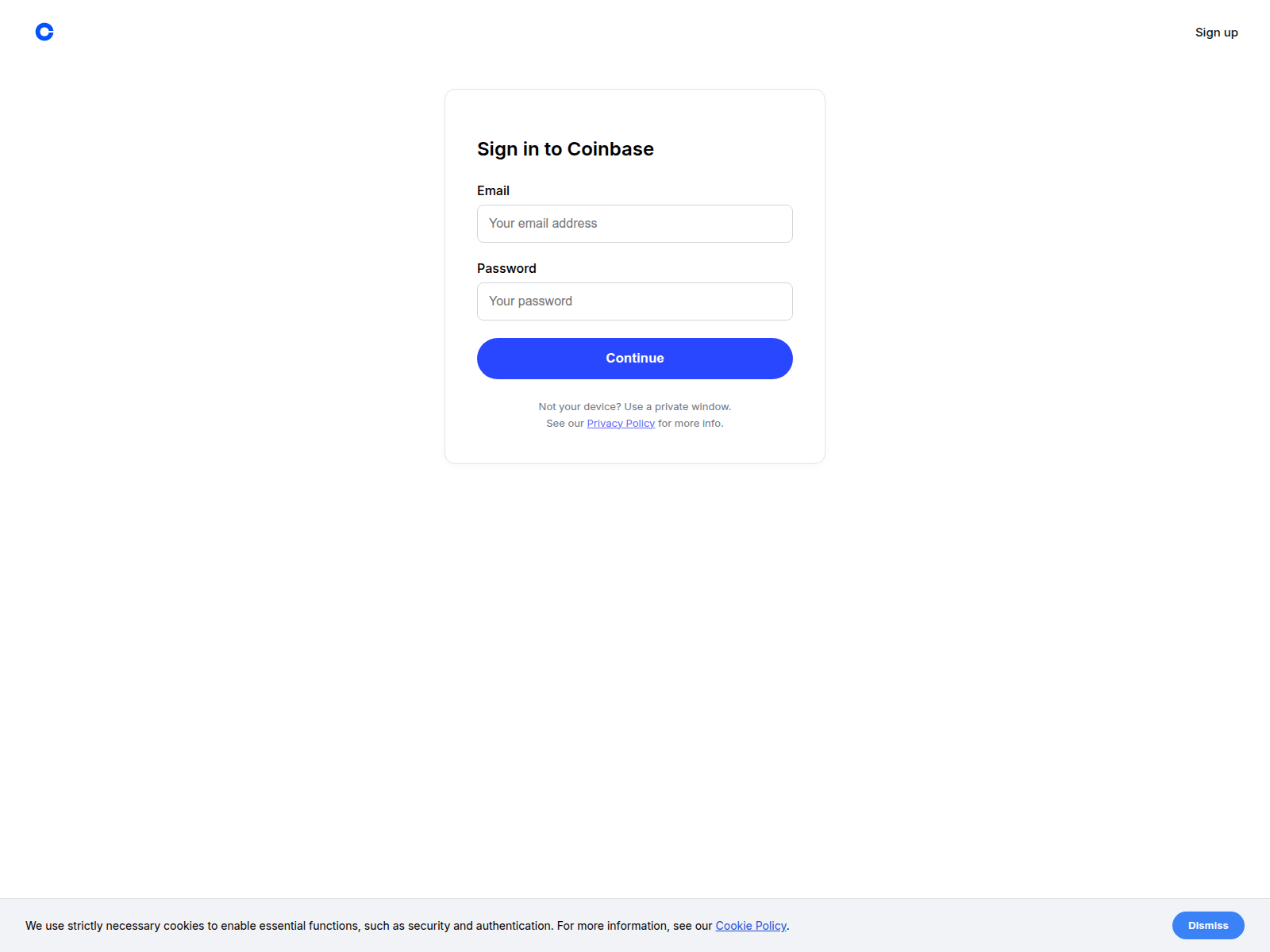 screenshot of the reported site